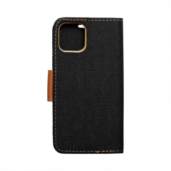 Husa carte CANVAS pentru SAMSUNG S23 Ultra neagra