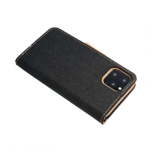 Husa carte CANVAS pentru SAMSUNG S23 Ultra neagra