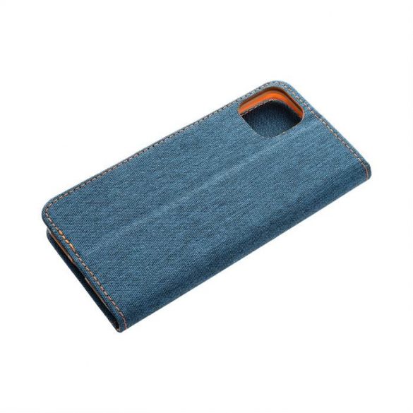 Husa carte CANVAS pentru SAMSUNG S23 Ultra bleumarin