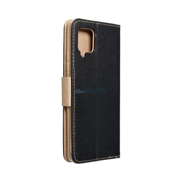 Husa Fancy Book pentru SAMSUNG S23 ULTRA negru/auriu