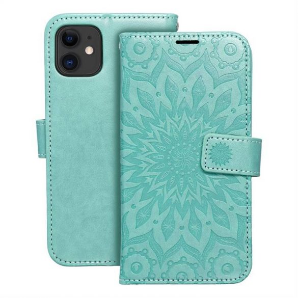 MEZZO Husă carte pentru IPHONE 11 mandala verde