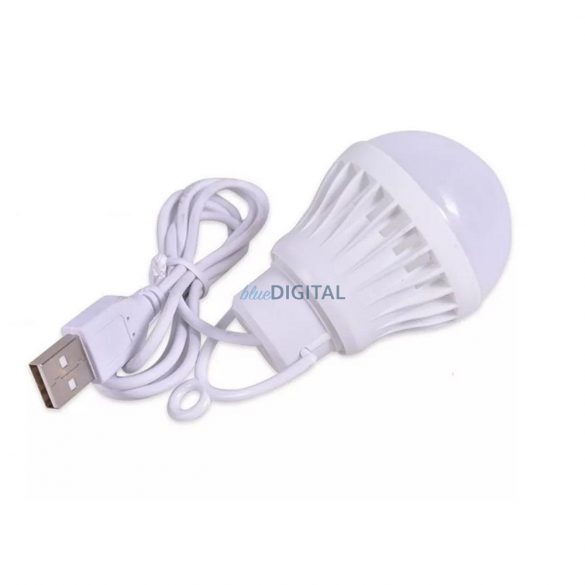 Bec LED la USB lumină albă 3W cablu lung 1m 200lm