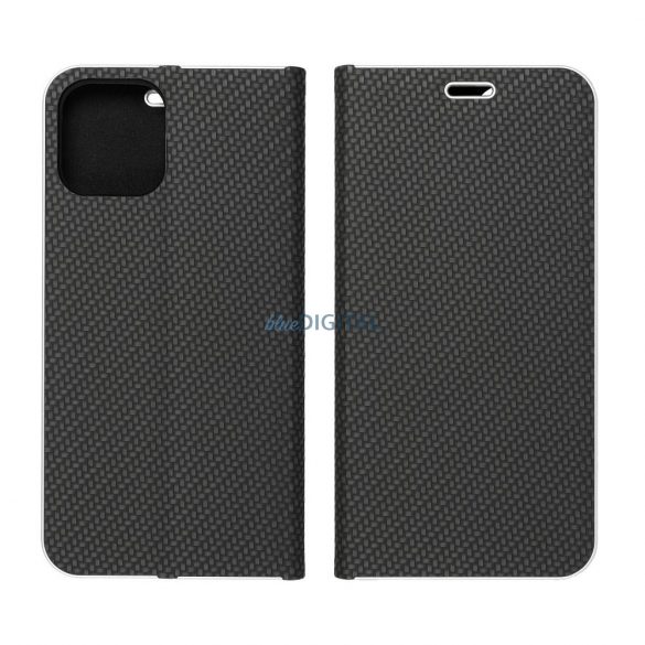 LUNA Book Carbon pentru SAMSUNG S23 negru