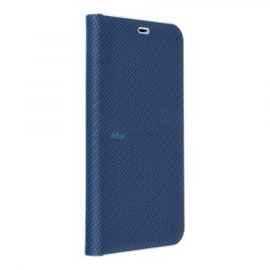 LUNA Book Carbon pentru SAMSUNG S23 albastru