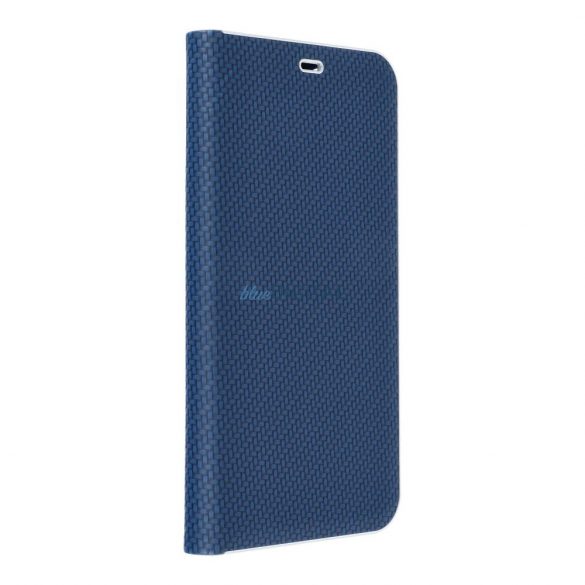 LUNA Book Carbon pentru SAMSUNG S23 albastru