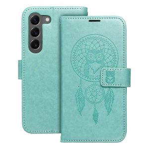 MEZZO Husă carte pentru SAMSUNG S23 Dreamcatcher verde