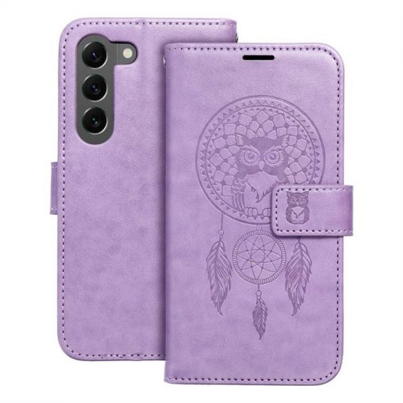 MEZZO Husă carte pentru SAMSUNG S23 dreamcatcher violet