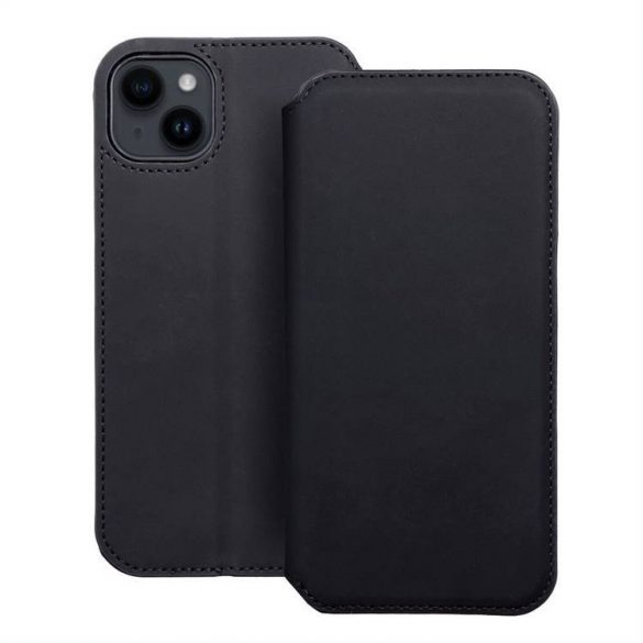 Cartea Dual Pocket pentru IPHONE 14 PLUS negru