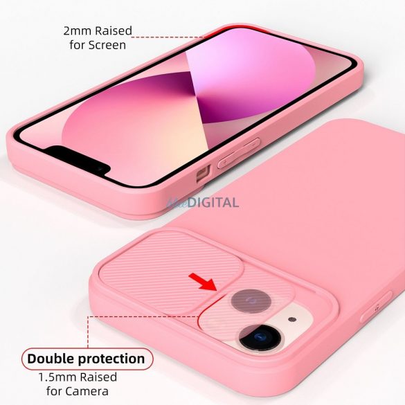 Husă SLIDE pentru IPHONE 11 Pro roz deschis