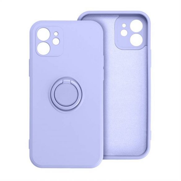 Husă SILICONE RING pentru SAMSUNG Galaxy A54 5G violet