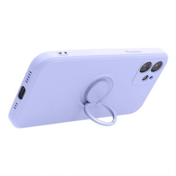 Husă SILICONE RING pentru SAMSUNG Galaxy A54 5G violet