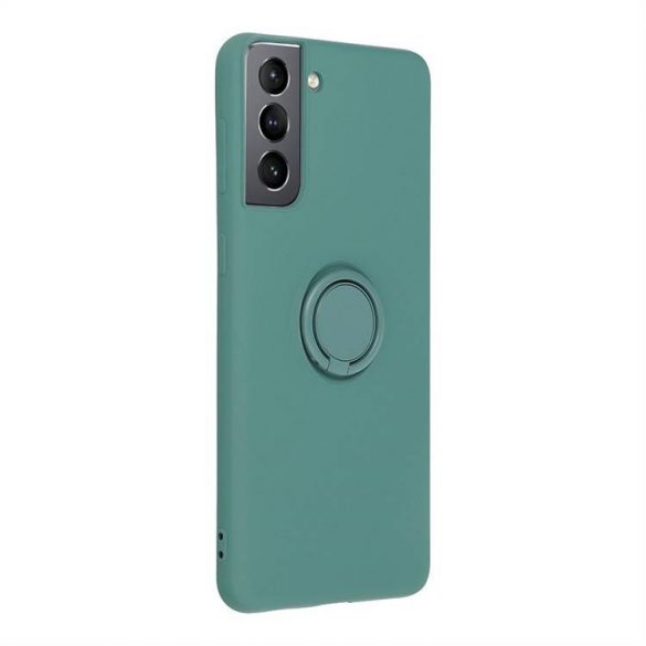 Husă SILICONE RING pentru SAMSUNG Galaxy A54 5G verde