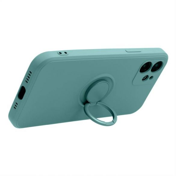 Husă SILICONE RING pentru SAMSUNG Galaxy A54 5G verde