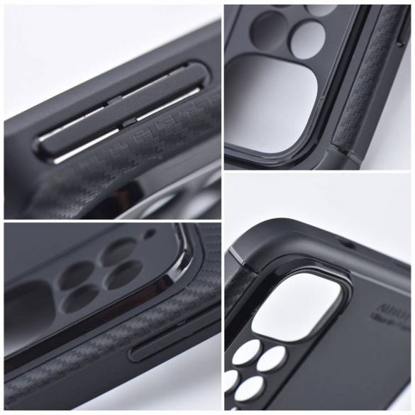 Husă CARBON PREMIUM pentru XIAOMI 12T / 12T PRO negru