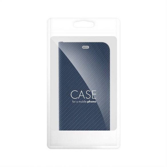 LUNA Book Carbon pentru SAMSUNG A54 5G albastru