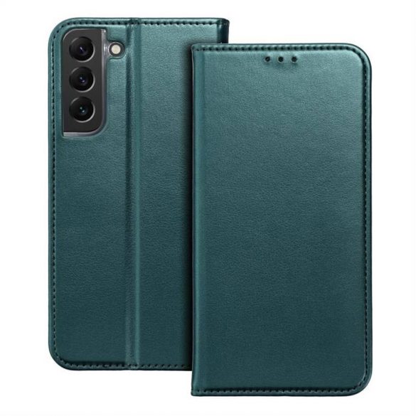 Smart Magneto husă carte pentru SAMSUNG A54 verde închis