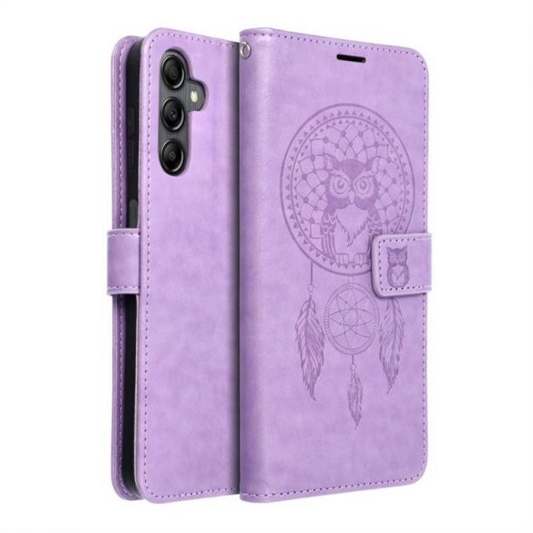 MEZZO Husă carte pentru SAMSUNG A14 4G / A14 5G dreamcatcher violet