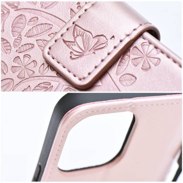 MEZZO Husă carte pentru SAMSUNG A34 5G tree rose gold