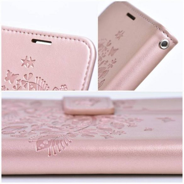 MEZZO Husă carte pentru SAMSUNG A54 5G tree rose gold