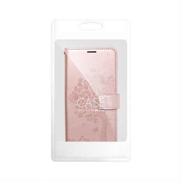 MEZZO Husă carte pentru SAMSUNG A54 5G tree rose gold