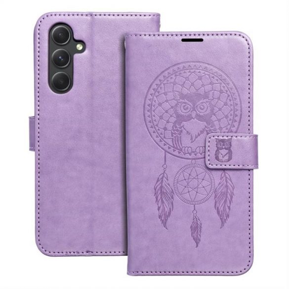 MEZZO Husă carte pentru SAMSUNG A54 5G dreamcatcher violet