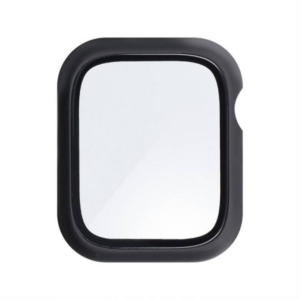 Husă Bestsuit cu sticlă hibridă pentru seria Apple Watch 7/8/9-41mm - grafitowy