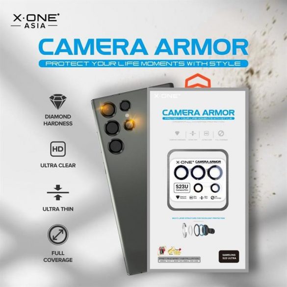 X-ONE Sapphire Camera Armor Pro - pentru Samsung Galaxy S23/S23 Plus