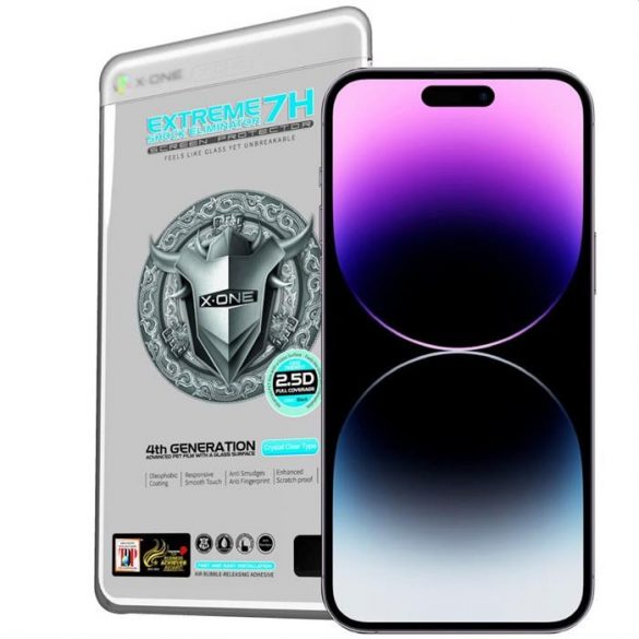 X-ONE Extreme Shock Eliminator a patra generație. - pentru iPhone 14 Pro Max/15 Plus