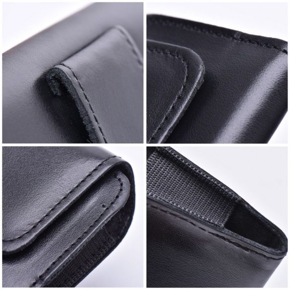 ROYAL Holster universal din piele pentru curea - Dimensiune XXL - pentru SAMSUNG A21s / S20 ULTRA / S21 ULTRA / A70 / A71 / XIAOMI REDMI 9 / HUAWEI P SMART PRO