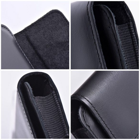 ROYAL Holster universal din piele pentru curea - Dimensiune XXL - pentru SAMSUNG A21s / S20 ULTRA / S21 ULTRA / A70 / A71 / XIAOMI REDMI 9 / HUAWEI P SMART PRO