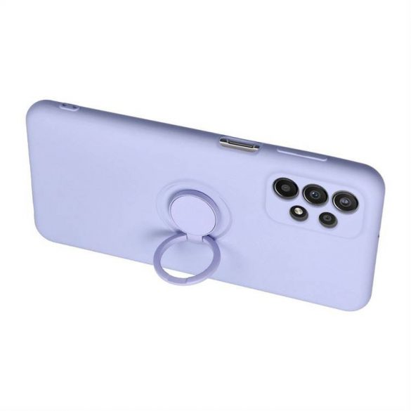 Husă SILICONE RING pentru SAMSUNG Galaxy A34 5G violet