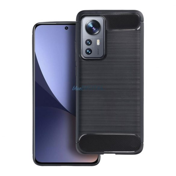 Husa CARBON pentru XIAOMI Redmi NOTE 12 PRO 5G neagra