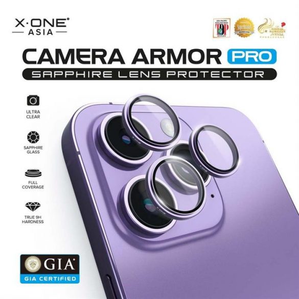 X-ONE Sapphire Camera Armor Pro - pentru iPhone 13 Pro/13 Pro Max