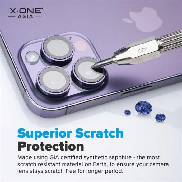 X-ONE Sapphire Camera Armor Pro - pentru iPhone 13 Pro/13 Pro Max