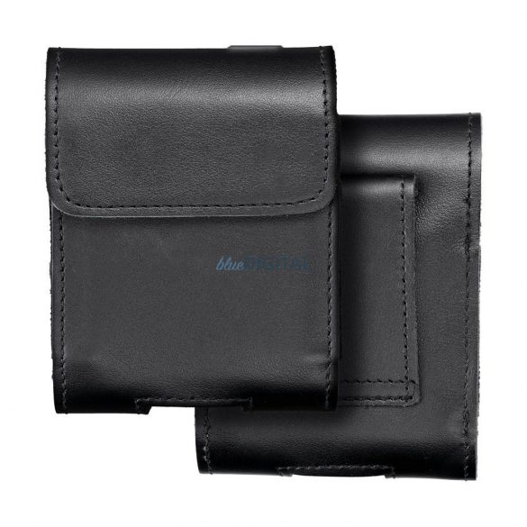 ROYAL Holster universal din piele pentru curea - Dimensiune V - pentru SAMSUNG FLIP 1 / 2 / 3 / 4 / HUAWEI P50 Pocket / MOTOROLA RAZR 5G