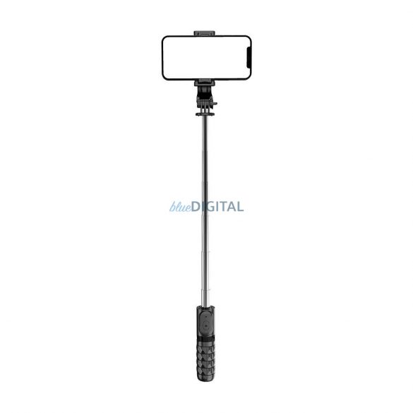 Combo selfie stick cu trepied și telecomandă bluetooth negru Q11 / TR19