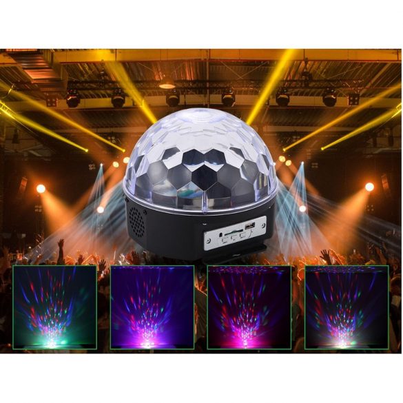 Disco ball cu difuzor + control re,pte + TF + USB + AUX bluetooth HD-LCMBL