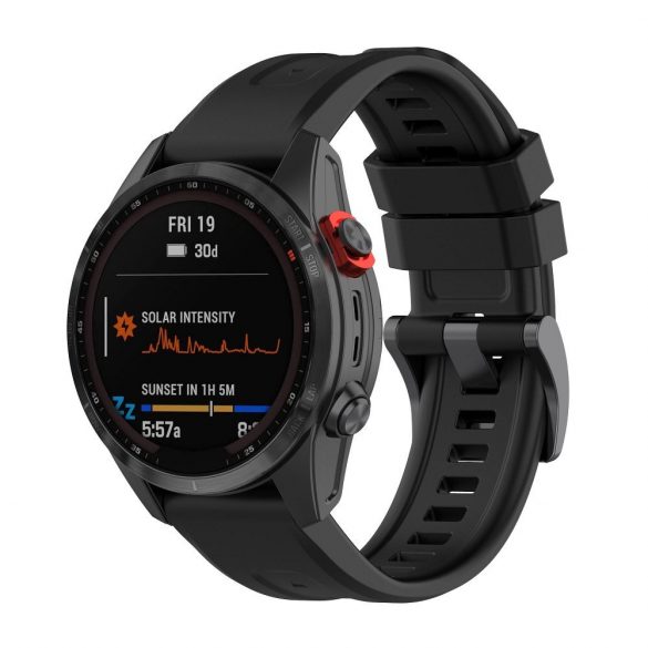 Brățară pentru smartwatch Garmin FENIX 3 / 3HR / 5X / 6X / 6X PRO / 7X / 7X PRO negru (9)