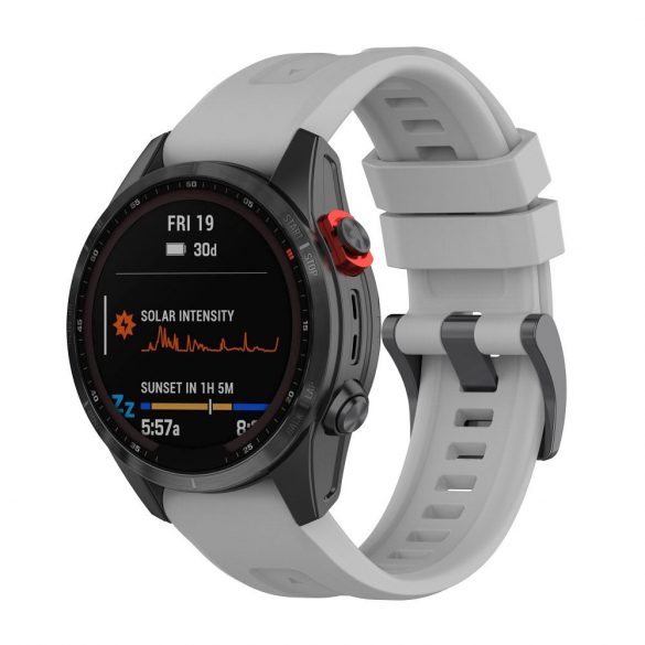 Bratara pentru smartwatch Garmin FENIX 3 / 3HR / 5X / 6X / 6X PRO / 7X / 7X PRO gri (12)