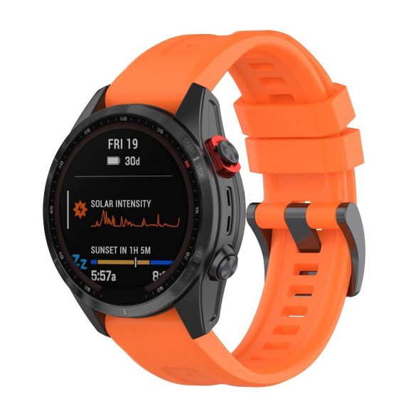 Bratara pentru smartwatch Garmin FENIX 3 / 3HR / 5X / 6X / 6X PRO / 7X / 7X PRO portocaliu (8)