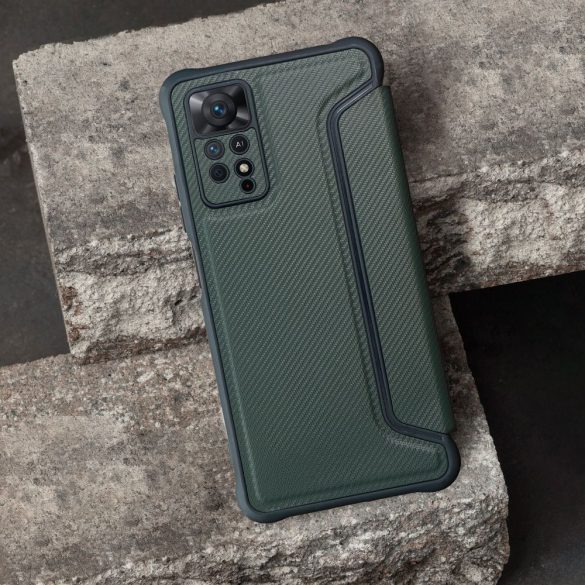 RAZOR Husă tip carte pentru XIAOMI Redmi NOTE 12 PRO 5G verde închis