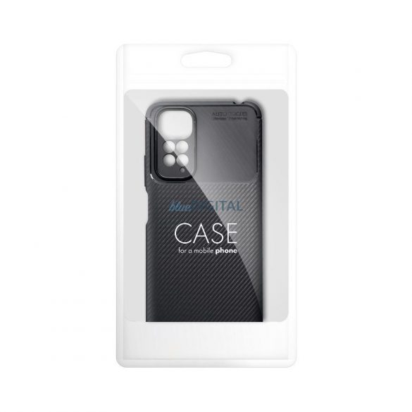 Carcasa CARBON PREMIUM pentru XIAOMI Redmi 12C neagra