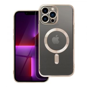 Husa Electro Mag Cover pentru IPHONE 13 PRO MAX auriu