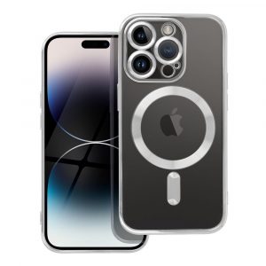 Husă Electro Mag Husă pentru IPHONE 14 PRO argintiu