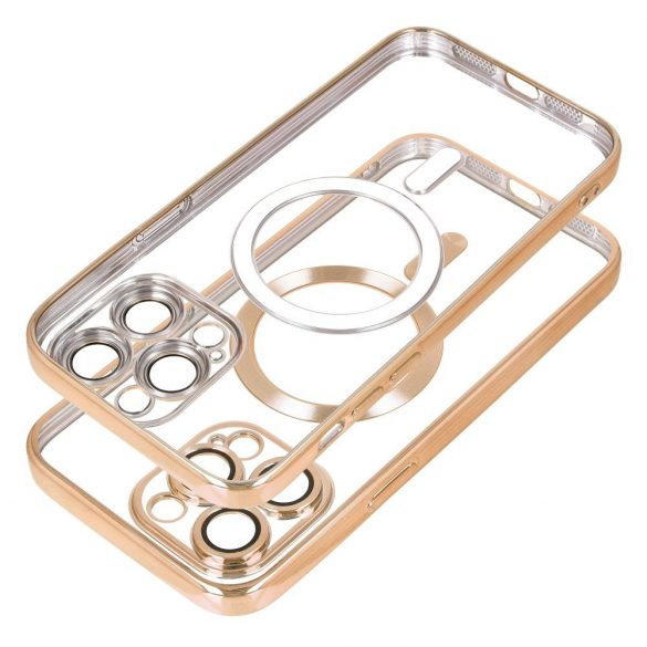 Husa Electro Mag Cover pentru IPHONE 14 PRO gold