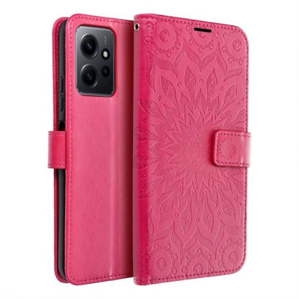 MEZZO Husă carte pentru XIAOMI Redmi NOTE 12 4G mandala magenta