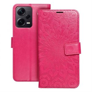 MEZZO Husă carte pentru XIAOMI Redmi NOTE 12 5G mandala magenta