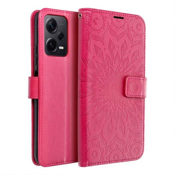 MEZZO Husă carte pentru XIAOMI Redmi NOTE 12 5G mandala magenta