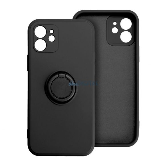 Husă SILICONE RING pentru XIAOMI Redmi NOTE 12 PRO 5G negru