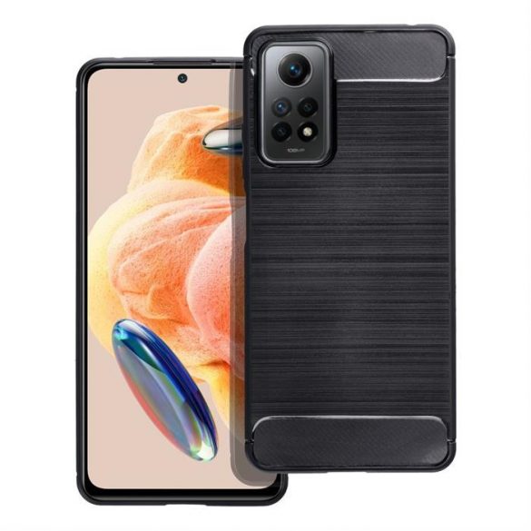 Husă CARBON pentru XIAOMI Redmi NOTE 12 PRO 4G negru